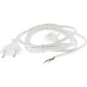 Q-Link aansluitsnoer – met schakelaar – max 1200W – 2 x 0.75 mm² – 1.8 m – wit
