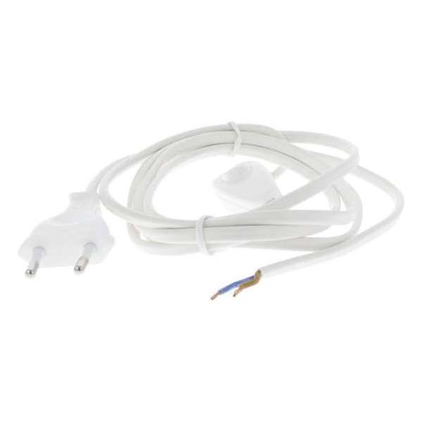 Q-Link aansluitsnoer – met schakelaar – max 1200W – 2 x 0.75 mm² – 1.8 m – wit Q-Link aansluitsnoer – met schakelaar – max 1200W – 2 x 0.75 mm² – 1.8 m – wit