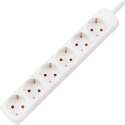 Verlengsnoer - Aigi Wayne - 3680W - 6 Stopcontacten - 1.5 Meter - Wit | Nederland