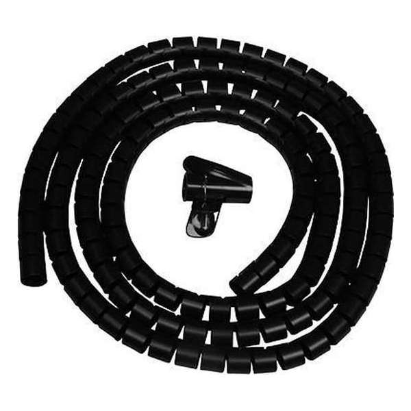 4CONNEXX kabel geleider - kabelslang - zwart - met montagetool - 3 meter - Ø 15 mm doorsnede 4CONNEXX kabel geleider - kabelslang - zwart - met montagetool - 3 meter - Ø 15 mm doorsnede
