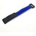 Kabelbinder met klittenband - 15cm - Blauw- 10 stuks