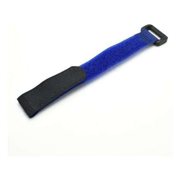 Kabelbinder met klittenband - 15cm - Blauw- 10 stuks Kabelbinder met klittenband - 15cm - Blauw- 10 stuks