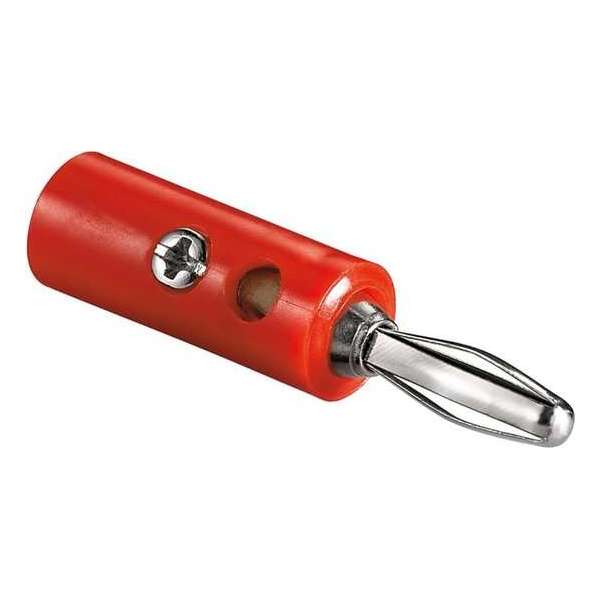 Banaanstekker | Rood | Allteq Banaanstekker | Rood | Allteq