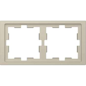 Afdekraam D-Life 2V - Kunststof Sahara - Systeem Design - Schneider Electric - MTN4020-6533