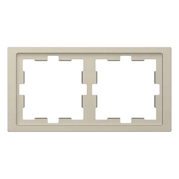 Afdekraam D-Life 2V - Kunststof Sahara - Systeem Design - Schneider Electric - MTN4020-6533 Afdekraam D-Life 2V - Kunststof Sahara - Systeem Design - Schneider Electric - MTN4020-6533