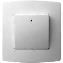 Drukknop + Pilot lamp - Schema 1 - 10A - 230V - RAL9016 - Inbouw