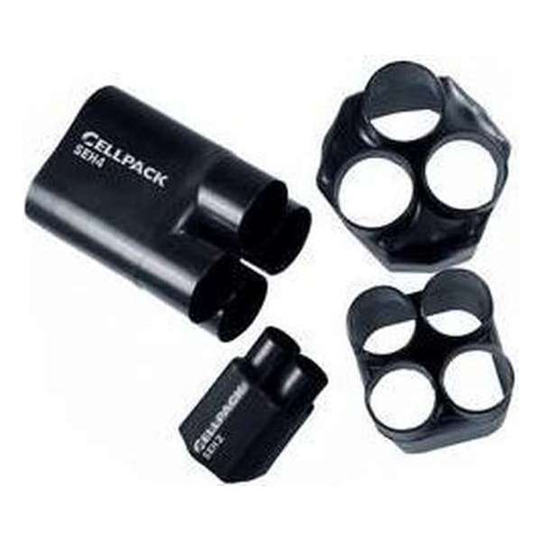 CELP krimpmanchet SEH3, zw, le 50mm, wand 2.5mm CELP krimpmanchet SEH3, zw, le 50mm, wand 2.5mm