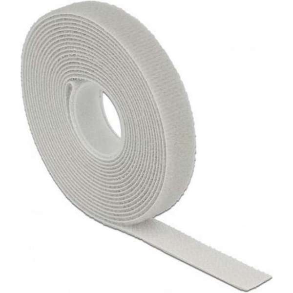 DeLOCK Klittenband rol 13mm / grijs (3 meter) DeLOCK Klittenband rol 13mm / grijs (3 meter)