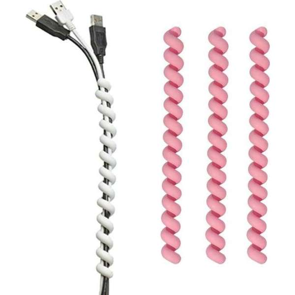 kabelbinders Cable Twister roze | set van 3 stuks kabelbinders Cable Twister roze | set van 3 stuks