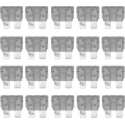 100 stuks Auto Mini Blade Fuse, DC12V 25A (transparant)