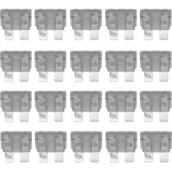 100 stuks Auto Mini Blade Fuse, DC12V 25A (transparant)