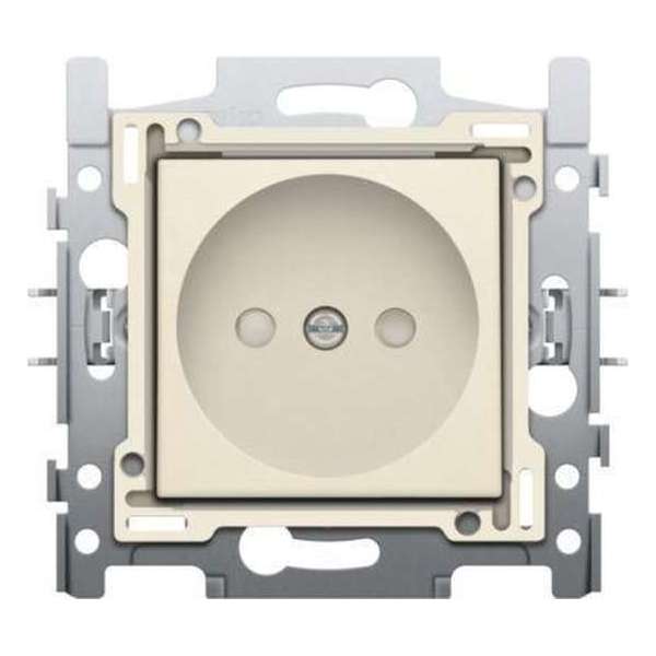 NIKO Original Cream inbouw stopcontact - enkelvoudig