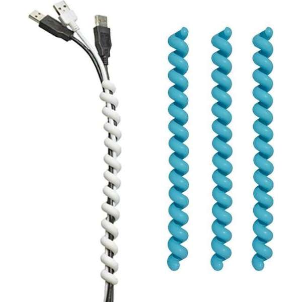 kabelbinders Cable Twister lichtblauw | set van 3 stuks kabelbinders Cable Twister lichtblauw | set van 3 stuks