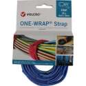 Velcro® ONE-WRAP® klittenband kabelbinder 20mm x 150mm Blauw