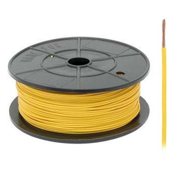 FLRY -B kabel - 1x 1,00mm - Geel - Per meter FLRY -B kabel - 1x 1,00mm - Geel - Per meter