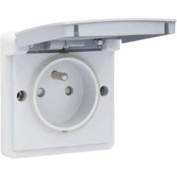 NIKO New Hydro wandcontactdoos 16A/250V (penaarde, kinderveilig) (700-36600)