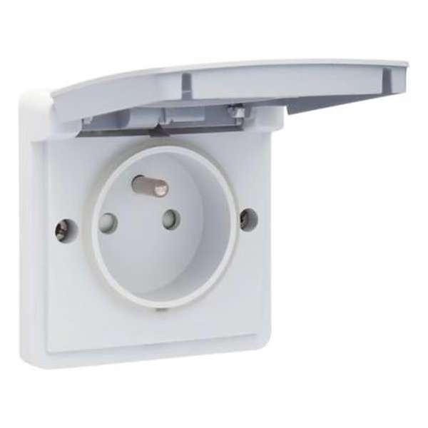 NIKO New Hydro wandcontactdoos 16A/250V (penaarde, kinderveilig) (700-36600)