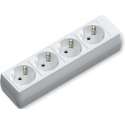Verlengsnoer - Aigi Bovun - 3680W - 4 Stopcontacten - Wit - Zonder Snoer/Kabel | Nederland - BSE