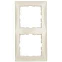 BERKER S1 afdekraam | 2-voudig | creme