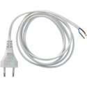 GAMMA euro aansluitsnoer | lengte 3 meter | 2 x 0.75 mm² | belastbaar tot 550 watt | wit