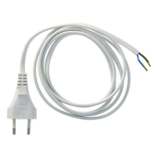 GAMMA euro aansluitsnoer | lengte 3 meter | 2 x 0.75 mm² | belastbaar tot 550 watt | wit GAMMA euro aansluitsnoer | lengte 3 meter | 2 x 0.75 mm² | belastbaar tot 550 watt | wit