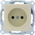 MERTEN System M wandcontactdoos | inbouw | zonder randaarde | creme