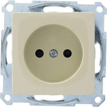 MERTEN System M wandcontactdoos | inbouw | zonder randaarde | creme