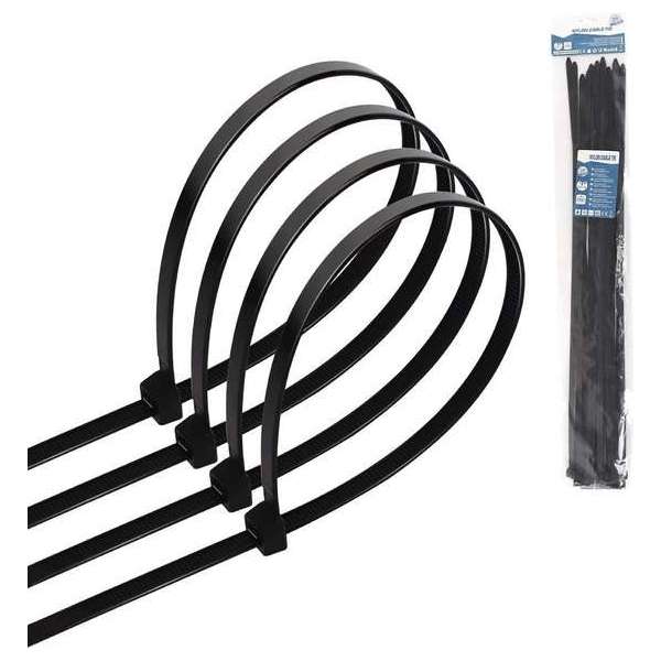 Tie Wraps - Tyrap - Aigi Tie - 7.2x500mm - Zwart - 20 Stuks Tie Wraps - Tyrap - Aigi Tie - 7.2x500mm - Zwart - 20 Stuks