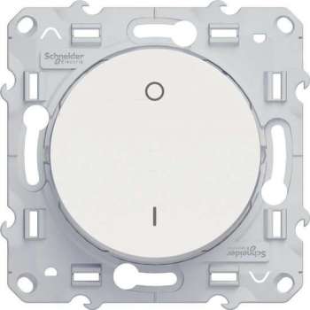 Tweepolige Schakelaar - Wit - Odace - Schneider Electric - S520262