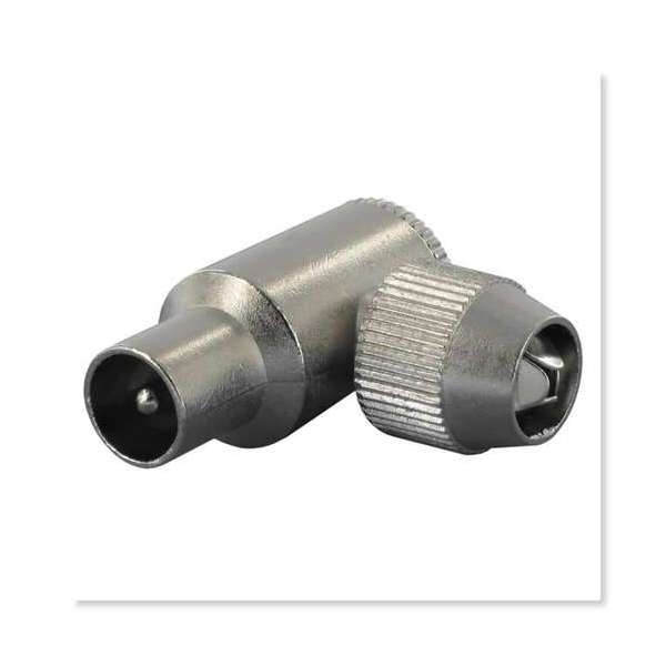 Q-link coax stekker male, haaks Q-link coax stekker male, haaks