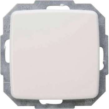 KOPP serie RIVO, enkele wipschakelaar wissel, inbouw | wit