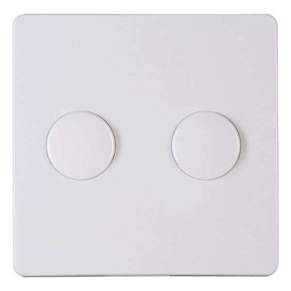 KOPP - Afdekplaat/Centraalplaat - Paris - DUO Dimmer - Arctic Glans Wit - BSE KOPP - Afdekplaat/Centraalplaat - Paris - DUO Dimmer - Arctic Glans Wit - BSE