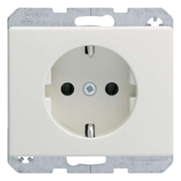 BERKER Arsys wandcontactdoos - stopcontact | met randaarde | wit BERKER Arsys wandcontactdoos - stopcontact | met randaarde | wit