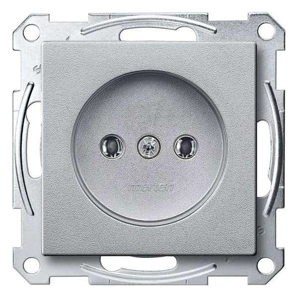 Schneider Electric Wandcontactdoos Enkel System M Aluminium Schneider Electric Wandcontactdoos Enkel System M Aluminium
