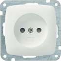 PLIEGER inbouw wandcontactdoos | Aurora | zonder randaarde | wit