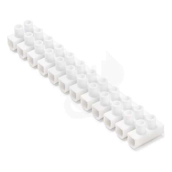 EDM - Kroonstrip 4mm2 - wit - 12 polen EDM - Kroonstrip 4mm2 - wit - 12 polen