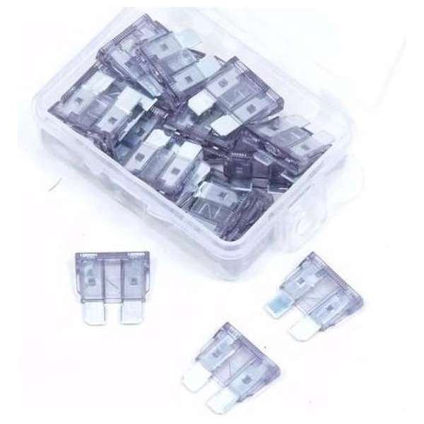 Topgear Steekzekeringen 2 ampere Grijs (25 Stuks) Topgear Steekzekeringen 2 ampere Grijs (25 Stuks)