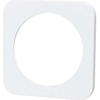 Afdekraam - Aigi Jura - 1-voudig - Rond - Kunststof - Wit - BES LED