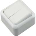 TQ4U dubbele serieschakelaar | opbouw | belastbaar tot 2300 watt | wit