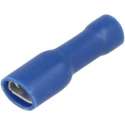Kabelschoen - per 10 stuks - blauw - Insteekbreedte 4.8 mm Insteekdikte 0.5 mm