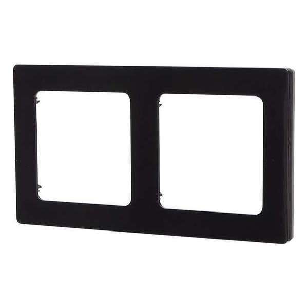 Afdekraam - Aigi Jura - 2-voudig - Vierkant - Kunststof - Zwart - BES LED Afdekraam - Aigi Jura - 2-voudig - Vierkant - Kunststof - Zwart - BES LED