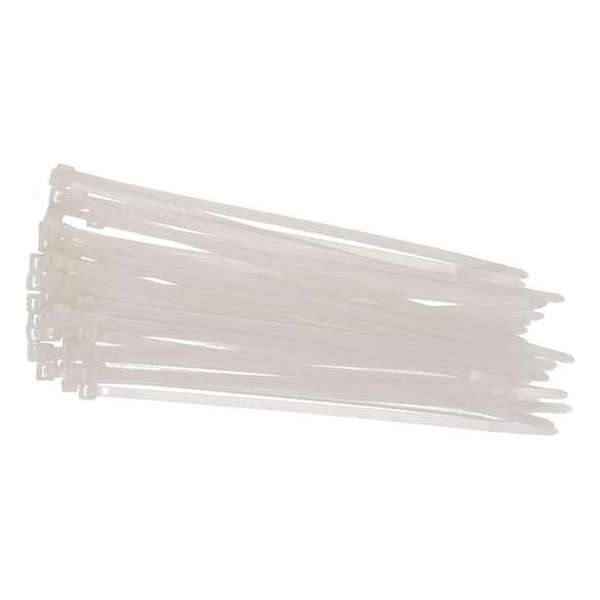 Gerimport Kabelbinders 4,8 X 150 Mm Wit 50 Stuks Gerimport Kabelbinders 4,8 X 150 Mm Wit 50 Stuks
