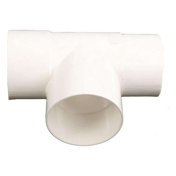Wavin pvc hwa T-stuk 88gr. 80 mm. mof-mof-verj.spie, wit Wavin pvc hwa T-stuk 88gr. 80 mm. mof-mof-verj.spie, wit