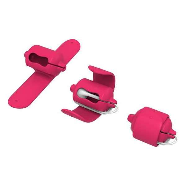 Mooy Snappy Oortelefoon kabel management Roze Mooy Snappy Oortelefoon kabel management Roze