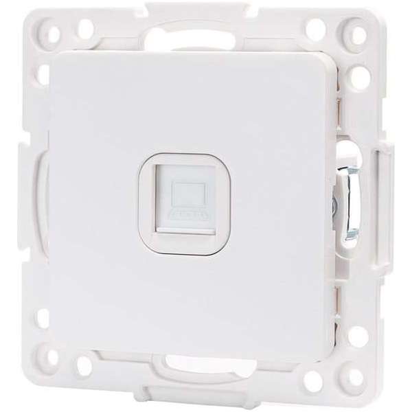 UTP RJ45 Stopcontact - Wandcontactdoos - Aigi Jura - Inbouw - Vierkant - Kunststof - 1-voudig UTP CAT6 - Wit UTP RJ45 Stopcontact - Wandcontactdoos - Aigi Jura - Inbouw - Vierkant - Kunststof - 1-voudig UTP CAT6 - Wit