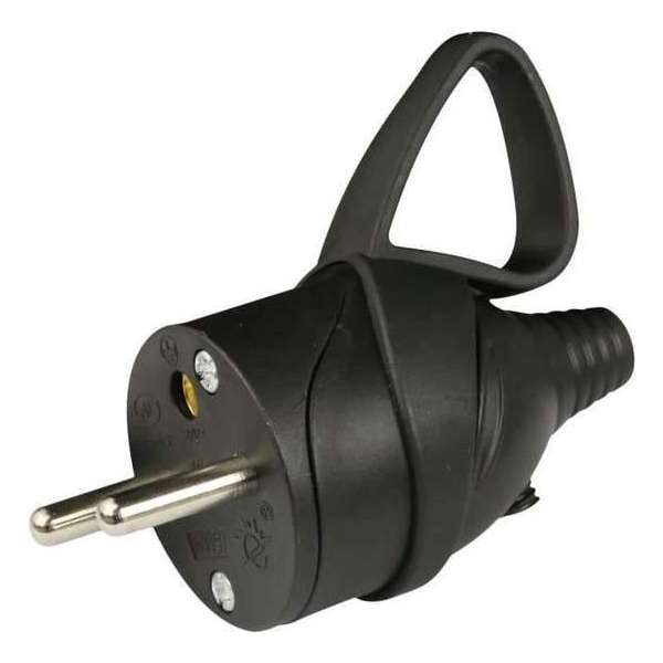 ZENITECH Stekker mannelijk 16A 2P + T Zwart ZENITECH Stekker mannelijk 16A 2P + T Zwart