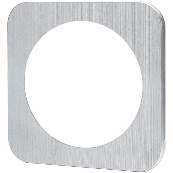 Afdekraam - Igan Jura - 1-voudig - Rond - Aluminium - Zilver Afdekraam - Igan Jura - 1-voudig - Rond - Aluminium - Zilver