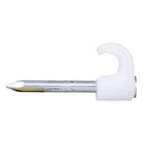 Schneider Electric 2021012 Spijkerclip 2021012 Bundel-Ø (bereik) 5 tot 7 mm UV-stabiel, Halogeenvrij Wit 100 stuk(s) Schneider Electric 2021012 Spijkerclip 2021012 Bundel-Ø (bereik) 5 tot 7 mm UV-stabiel, Halogeenvrij Wit 100 stuk(s)
