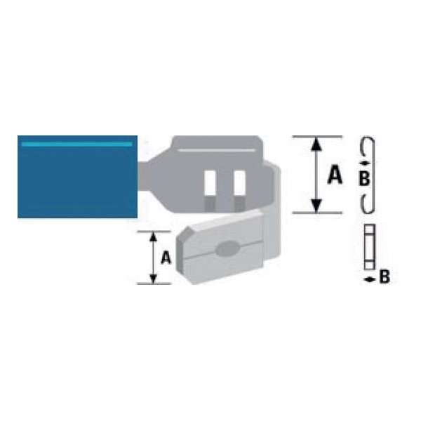 Valueline ST-191 kabel-connector Blauw Valueline ST-191 kabel-connector Blauw