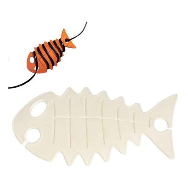 snoeren oprollen met Cable Fish | kleur wit snoeren oprollen met Cable Fish | kleur wit